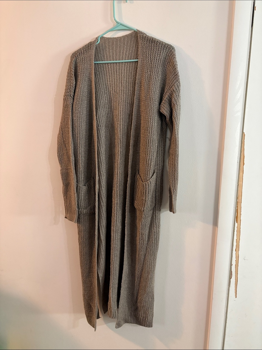 Open-Front Long Women's Cardigan Sweater